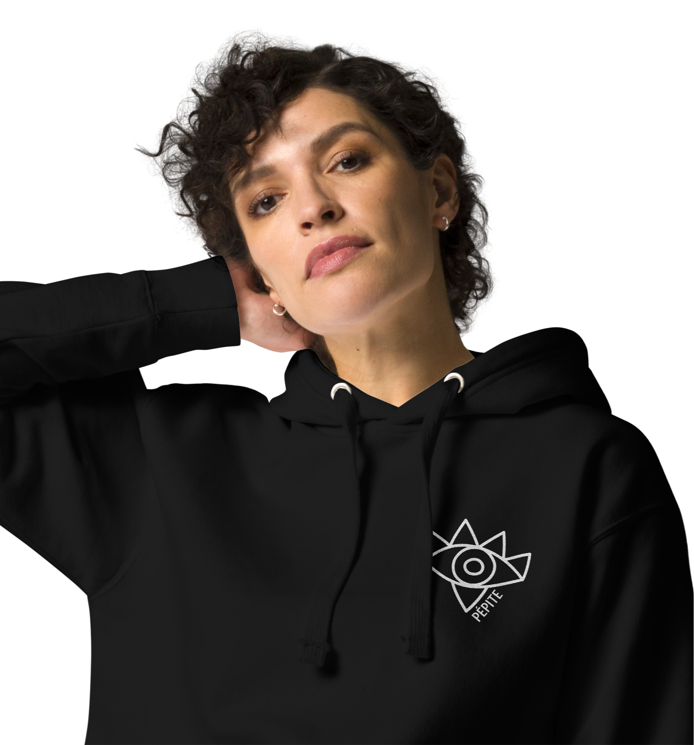 BRODÉ EYE 👁️🗨️ HOODIE UNISEX - OPEN YOUR EYES - 100% coton - 3 couleurs
