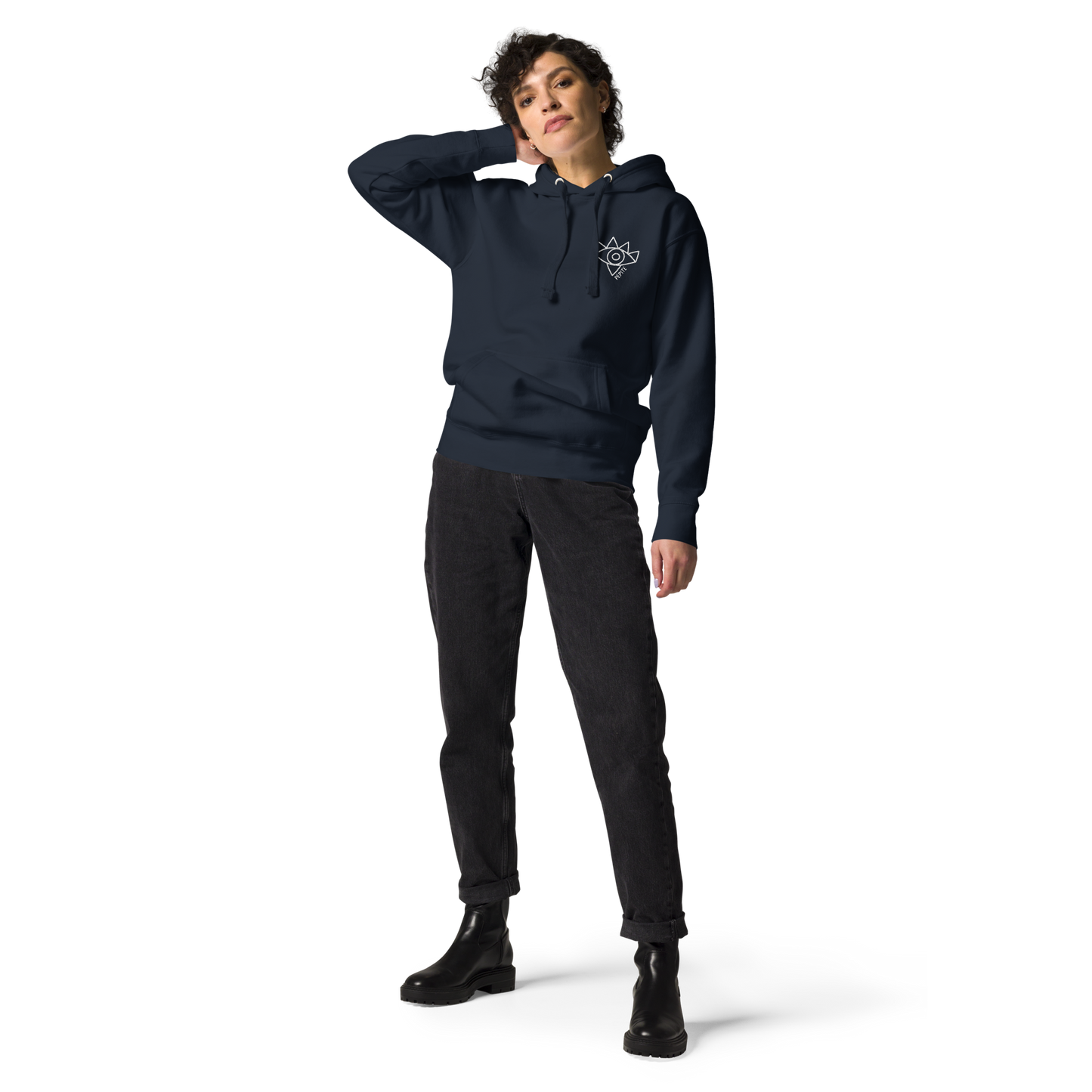 BRODÉ EYE 👁️🗨️ HOODIE UNISEX - OPEN YOUR EYES - 100% coton - 3 couleurs