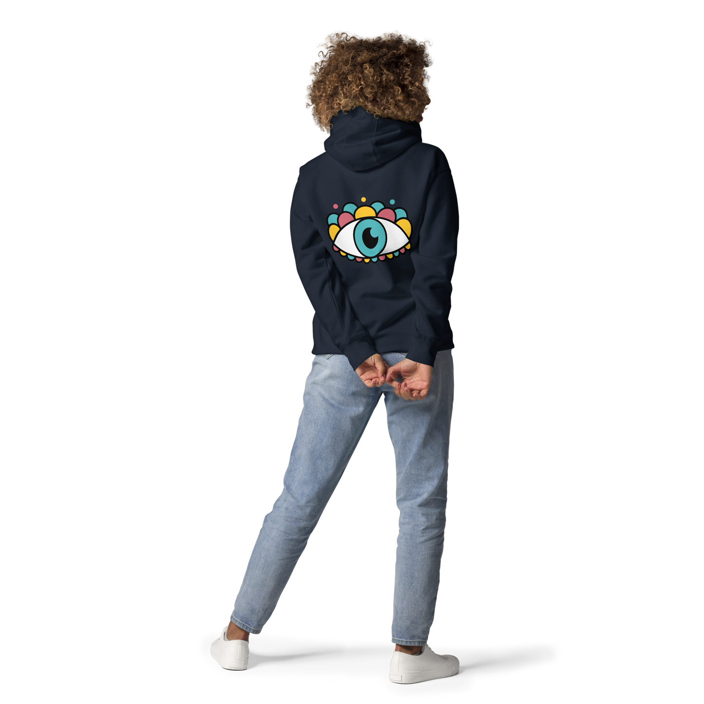 BRODÉ EYE 👁️🗨️ HOODIE UNISEX - OPEN YOUR EYES - 100% coton - 3 couleurs