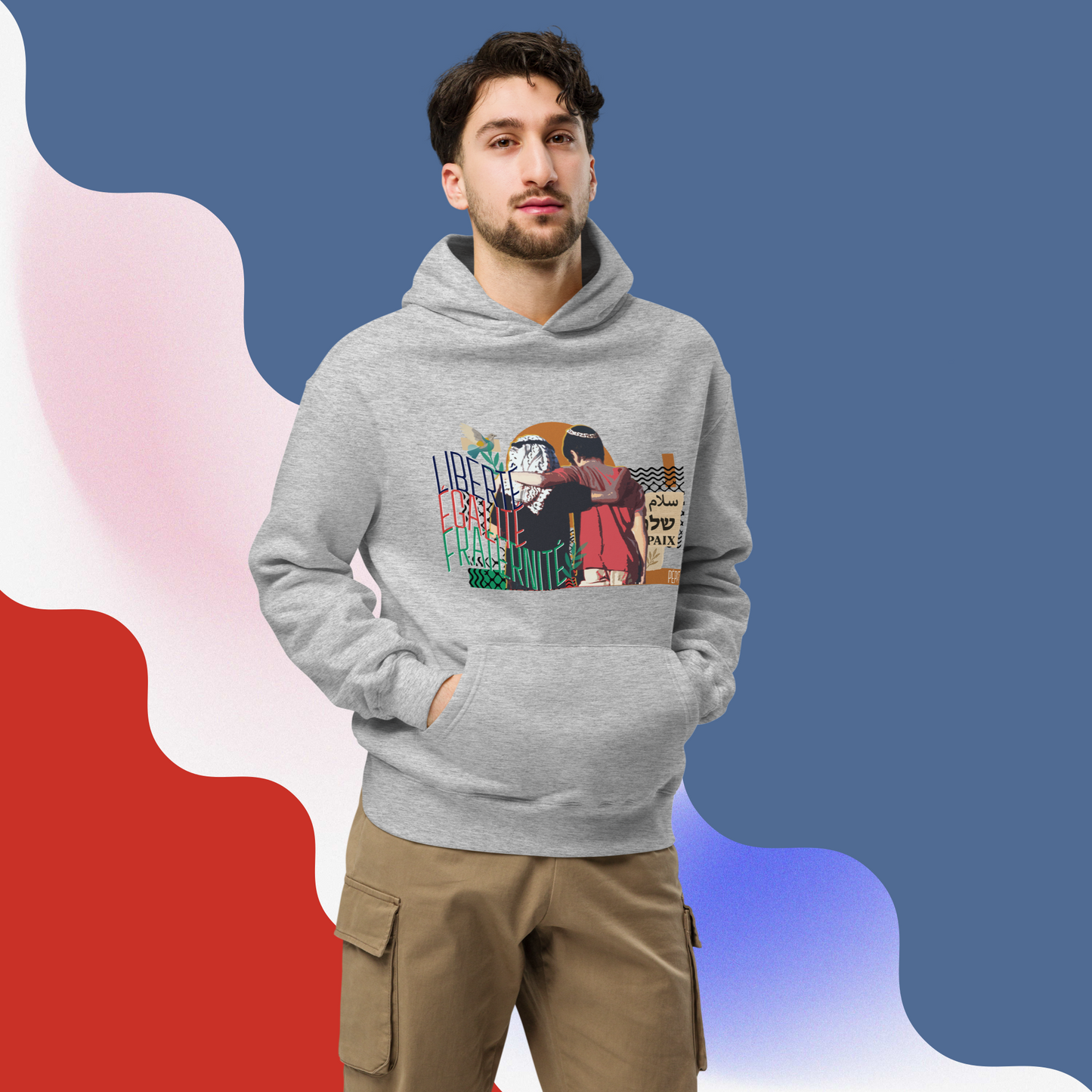 Collection Hiver 2025 - Sweat Oversize "Liberté, Égalité, Fraternité" - Disponible en 2 couleurs - Unisexe