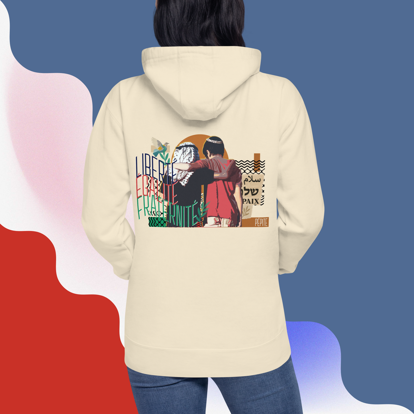 Collection Hiver 2025 - Hoodie “Liberté, Égalité, Fraternité” - Disponible en 5 couleurs - Unisexe