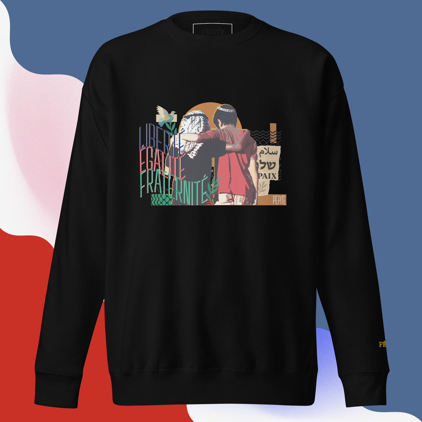 Collection Hiver 2025 - Sweat “Liberté, Égalité, Fraternité” - Disponible en 5 couleurs - Unisexe