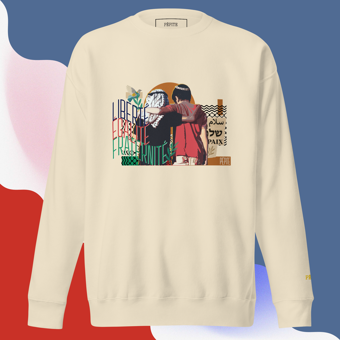Collection Hiver 2025 - Sweat “Liberté, Égalité, Fraternité” - Disponible en 5 couleurs - Unisexe