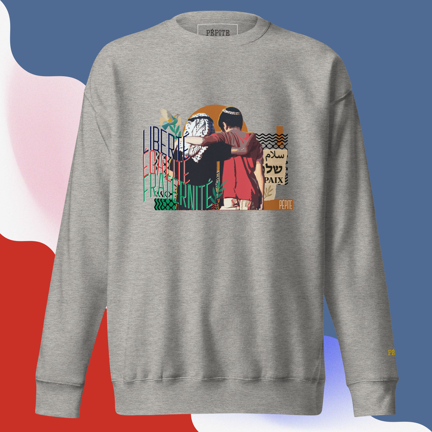 Collection Hiver 2025 - Sweat “Liberté, Égalité, Fraternité” - Disponible en 5 couleurs - Unisexe