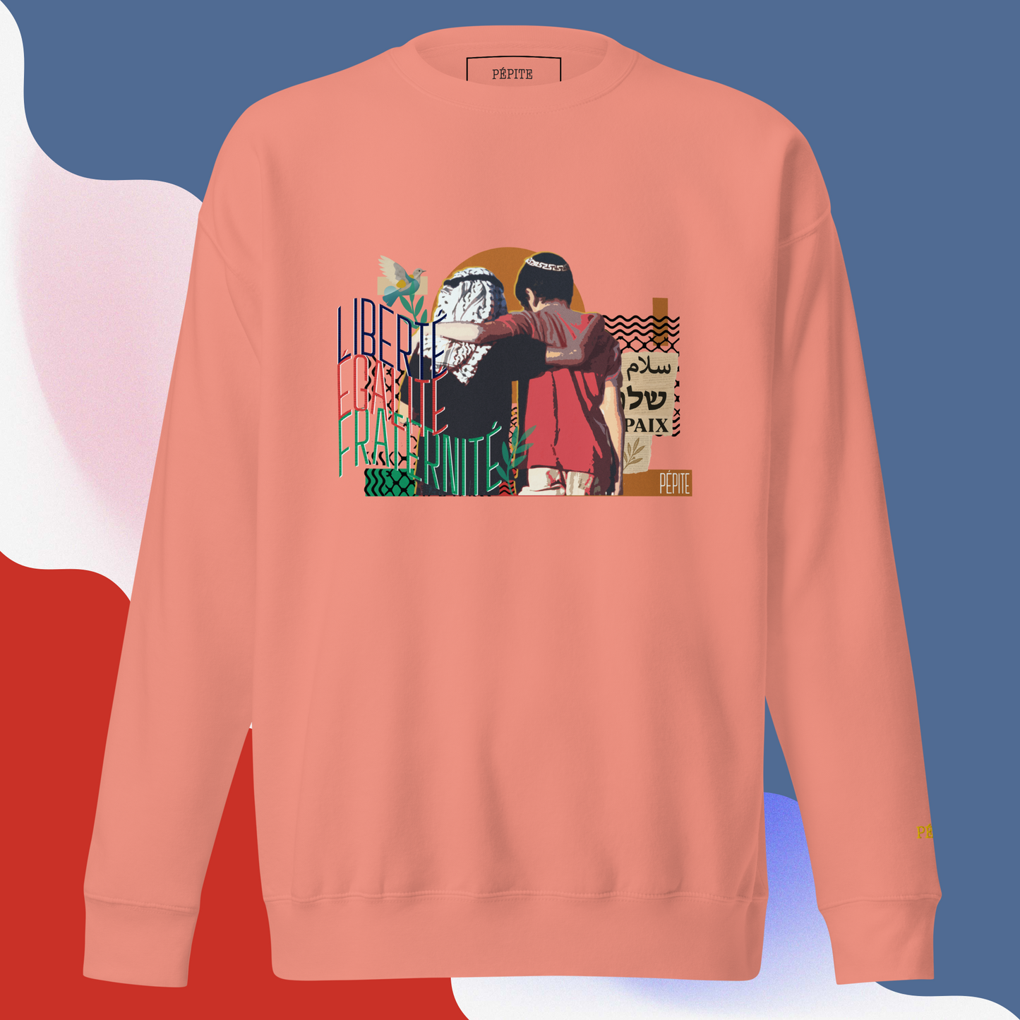 Collection Hiver 2025 - Sweat “Liberté, Égalité, Fraternité” - Disponible en 5 couleurs - Unisexe