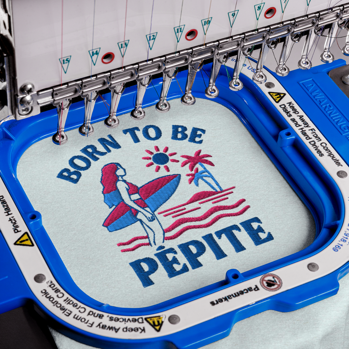 BORN TO BE PÉPITE - T-shirt Brodé - Collection été - Unisexe