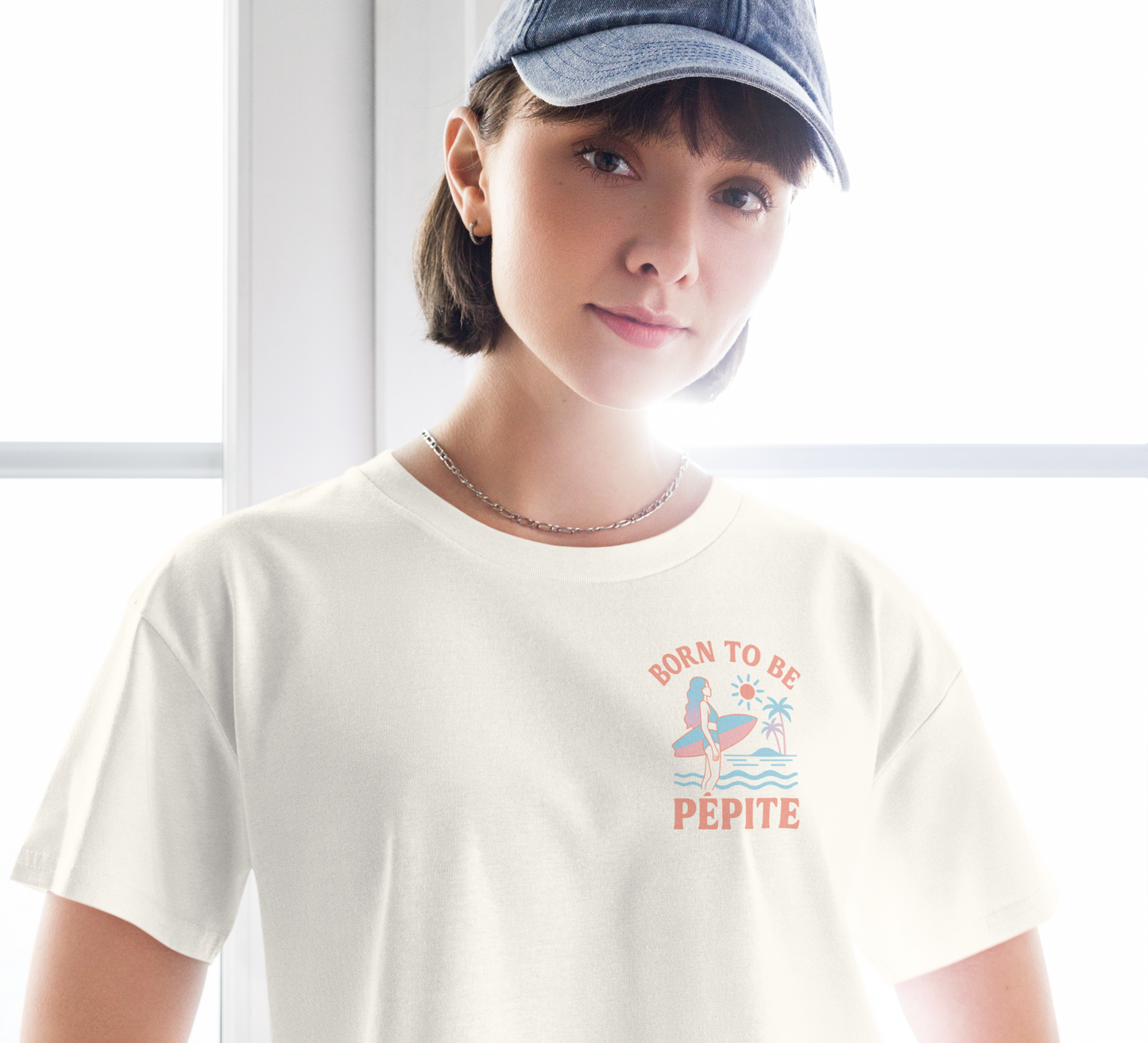 BORN TO BE PÉPITE - Crop Top - Collection été - 6 couleurs