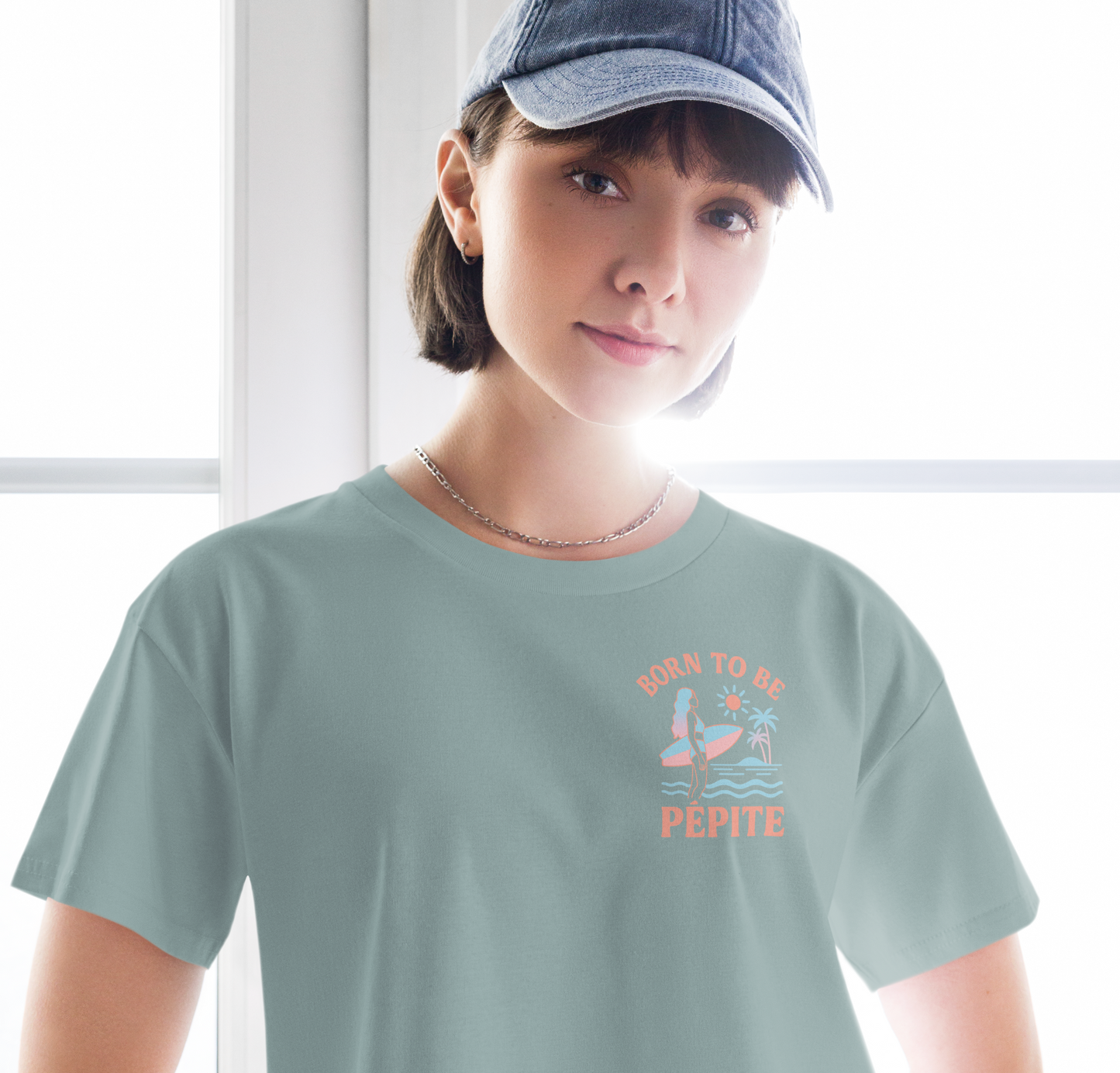 BORN TO BE PÉPITE - Crop Top - Collection été - 6 couleurs