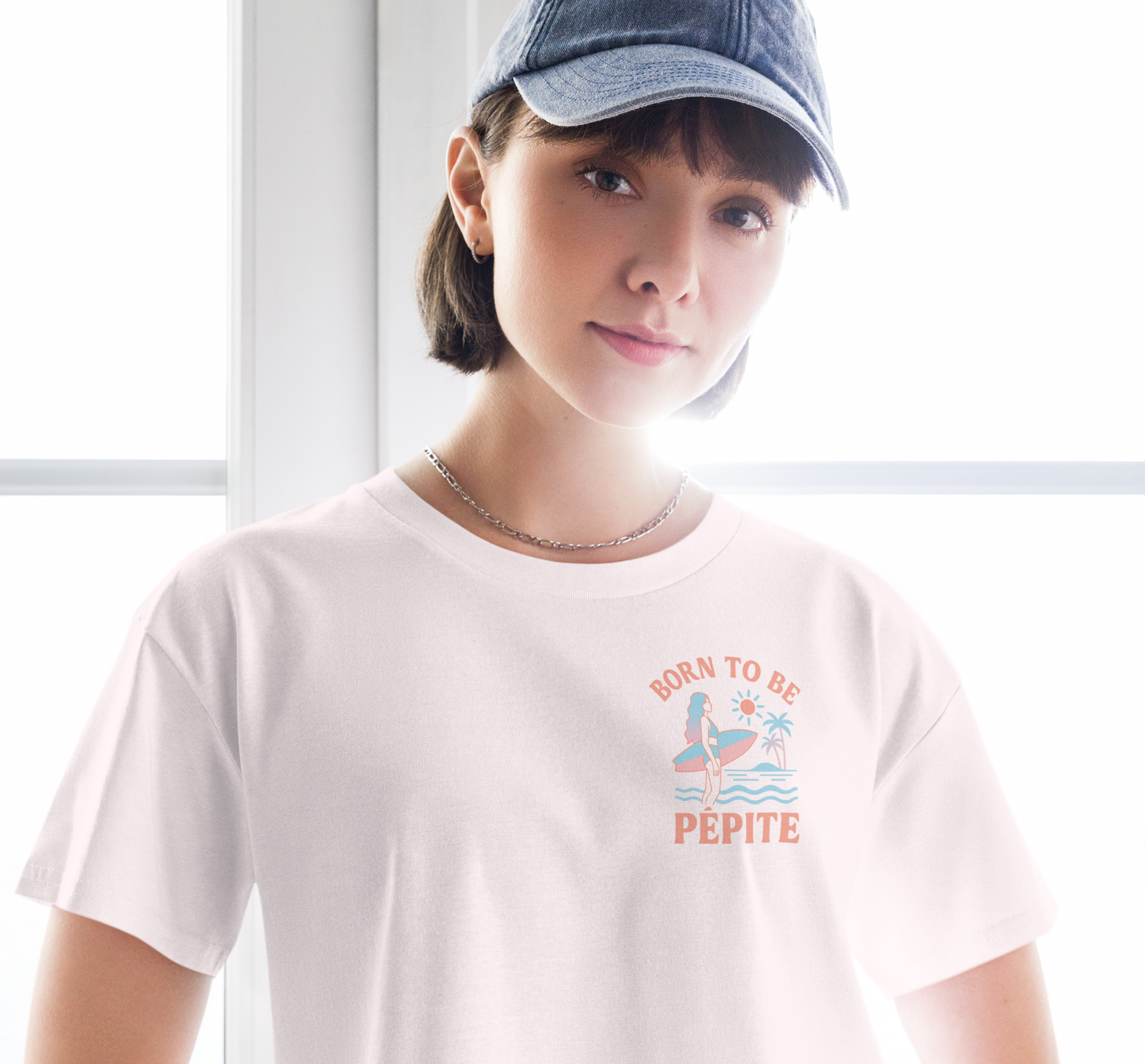 BORN TO BE PÉPITE - Crop Top - Collection été - 6 couleurs