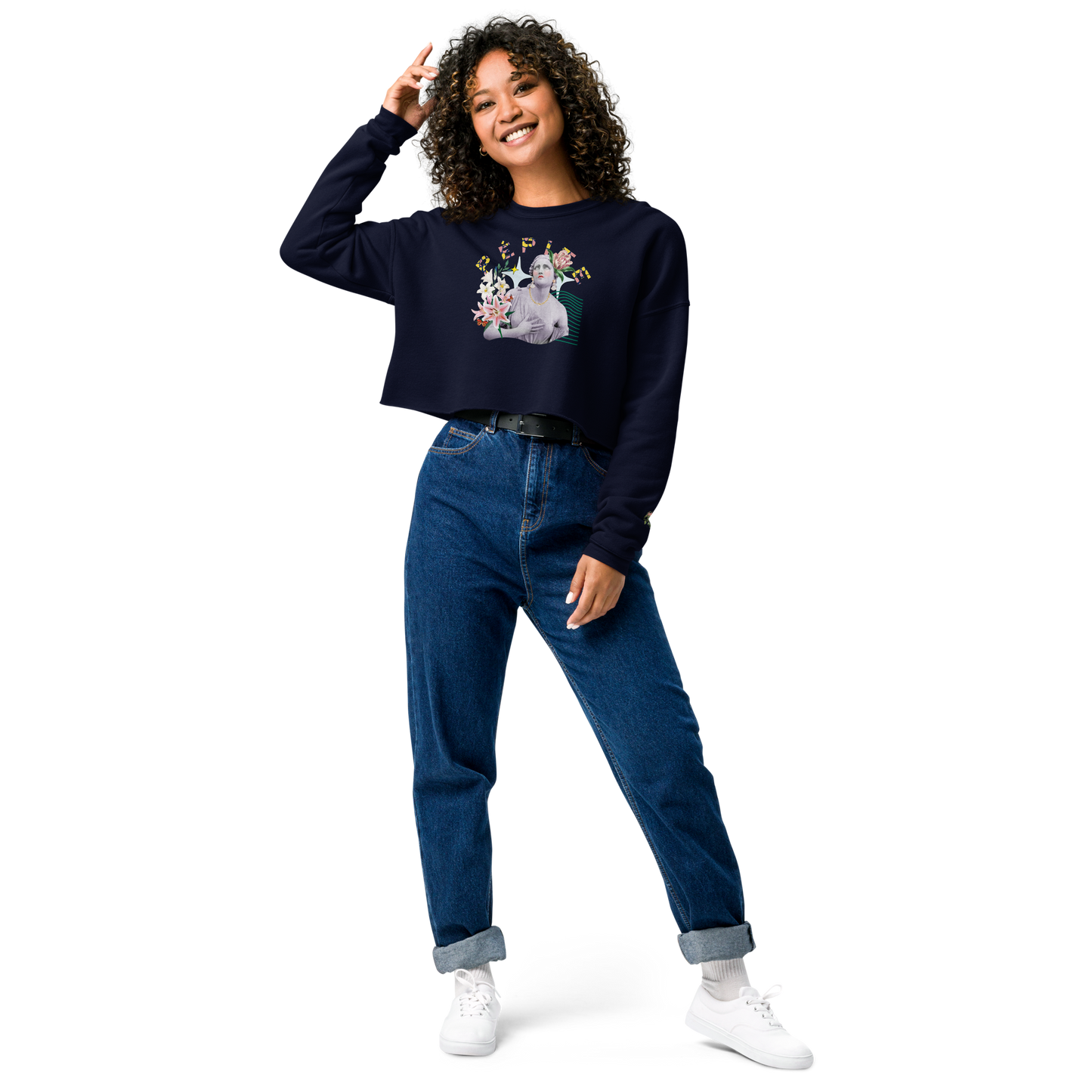 CROP SWEAT FEMME - NOUVELLE COLLECTION - 2 couleurs