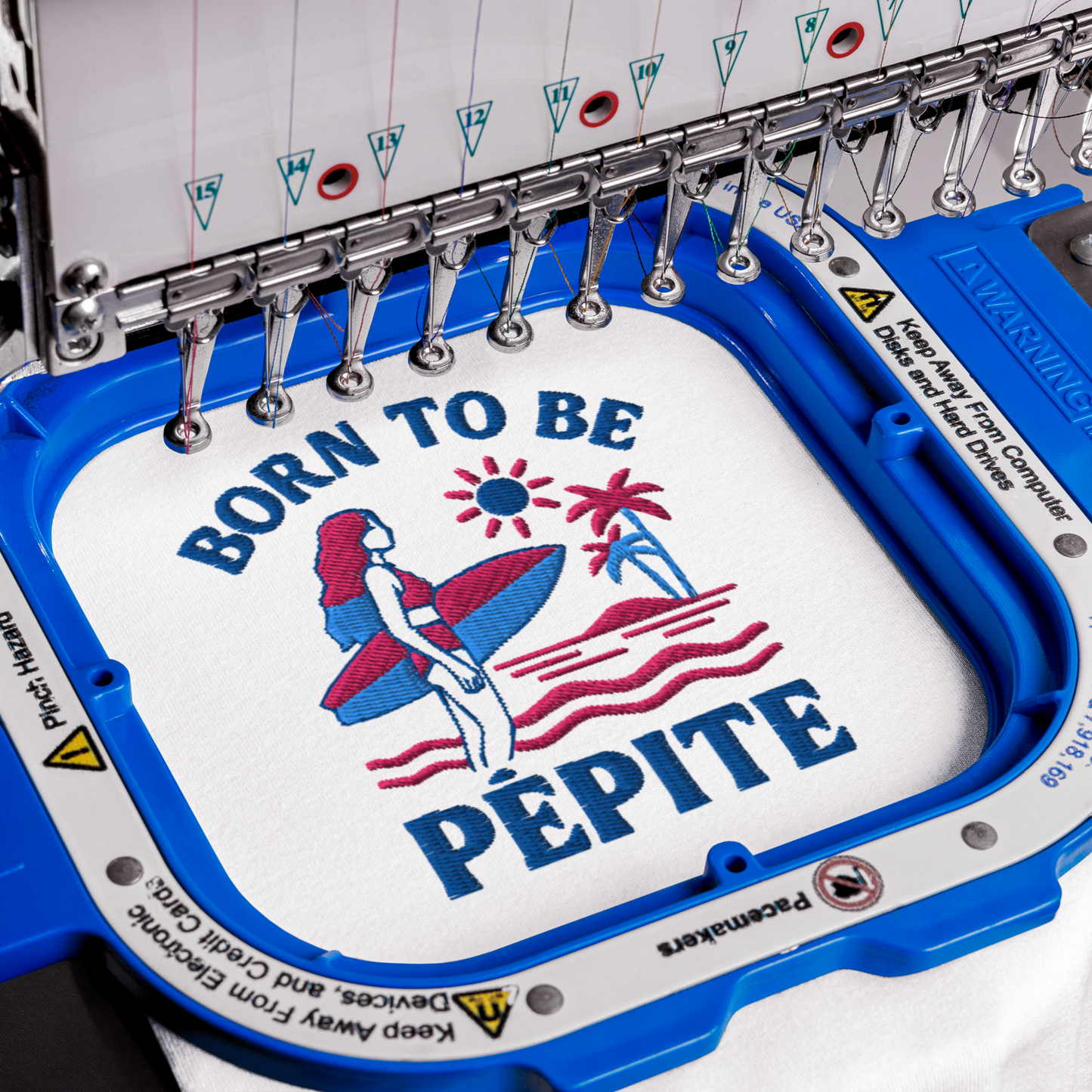 BORN TO BE PÉPITE - T-shirt Brodé - Collection été - Unisexe